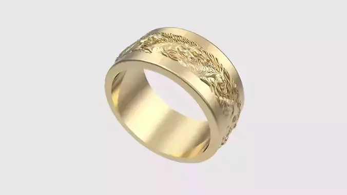 Exquisite Weave Pattern Ring JDBCo 3D print model