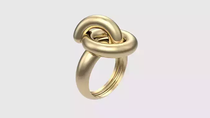 Knot Signet Ring JDBCo 3D print model
