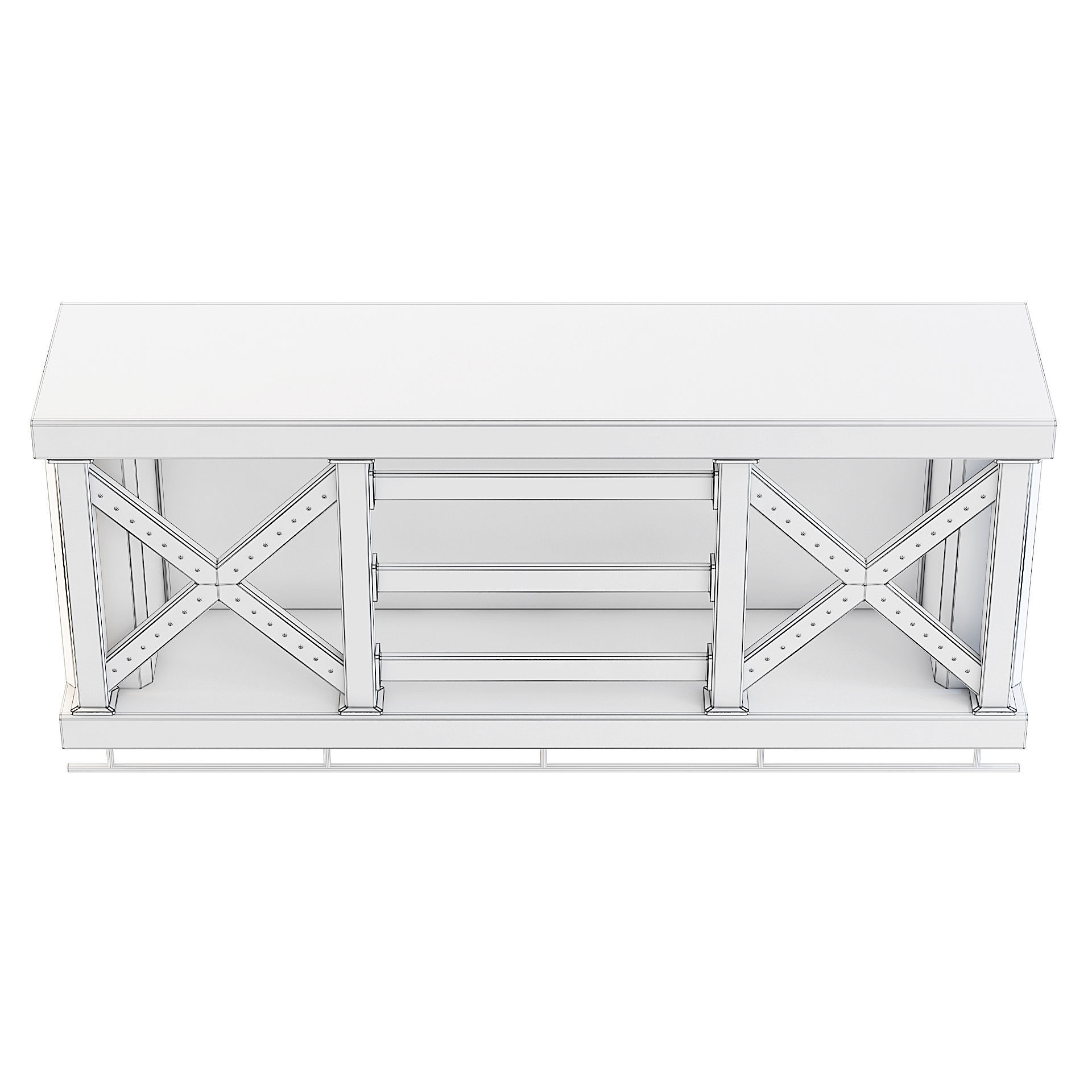 Factory Side Wall Upper 3D model_7