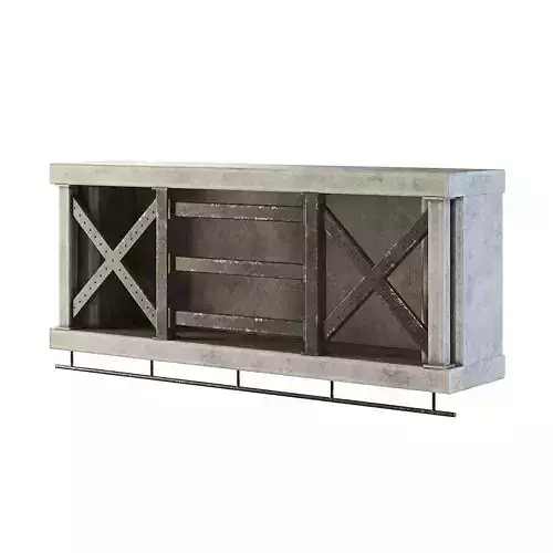 Factory Side Wall Upper 3D model