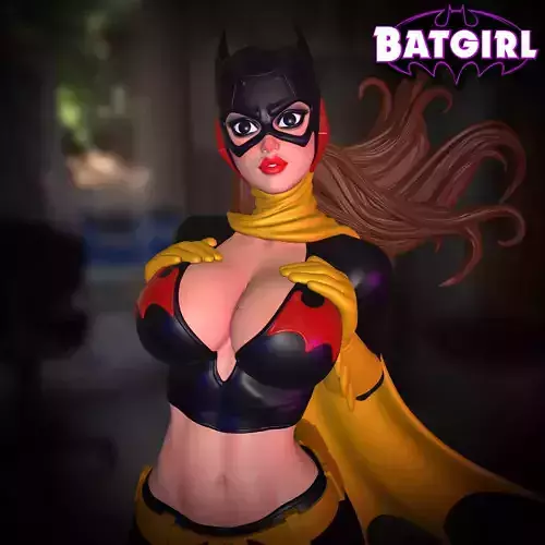 BAT GIRL - STYLISED FAN ART 3D print model