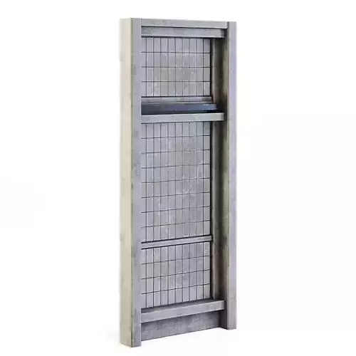 Factory Side Wall with Windows