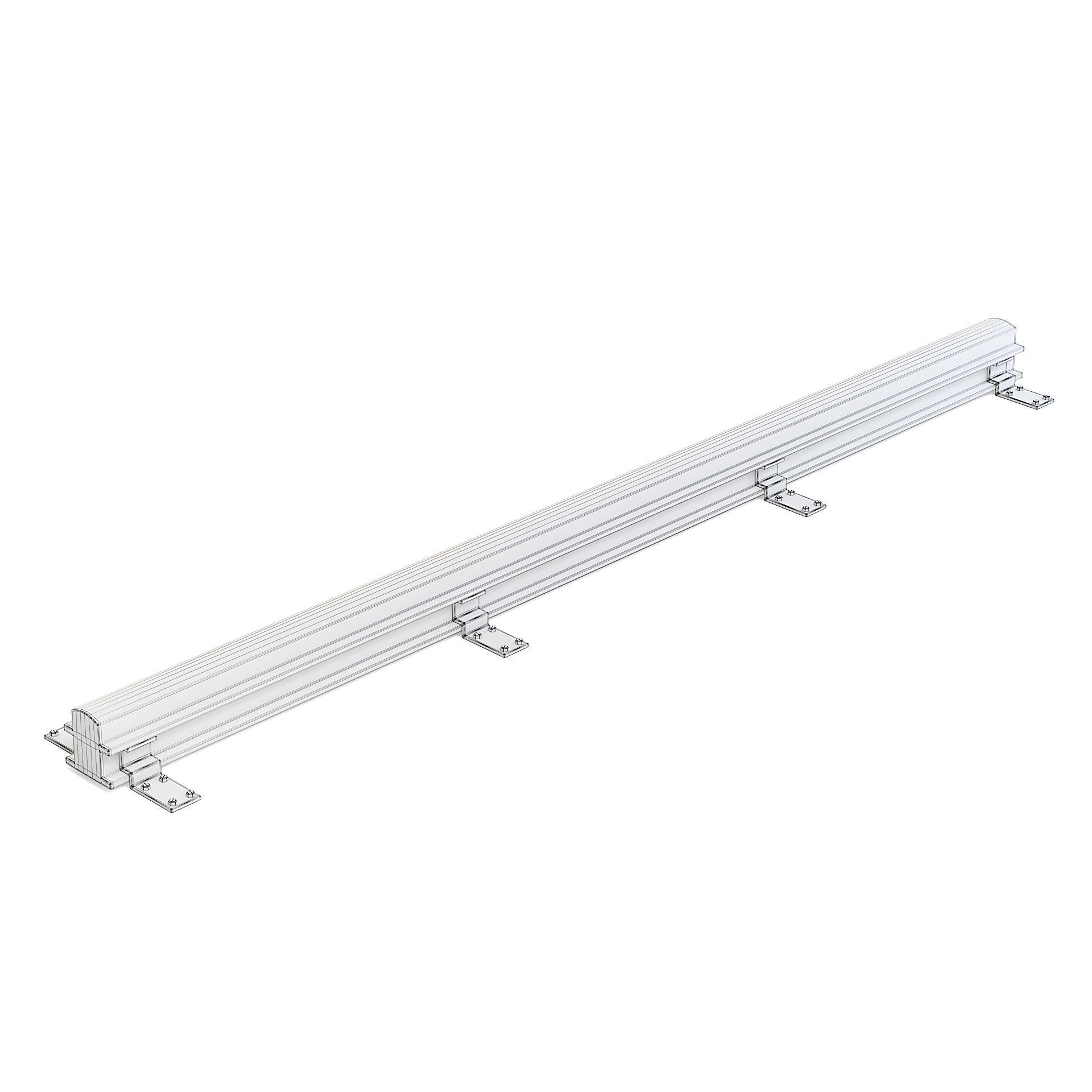 Metal Rail 3D model_1