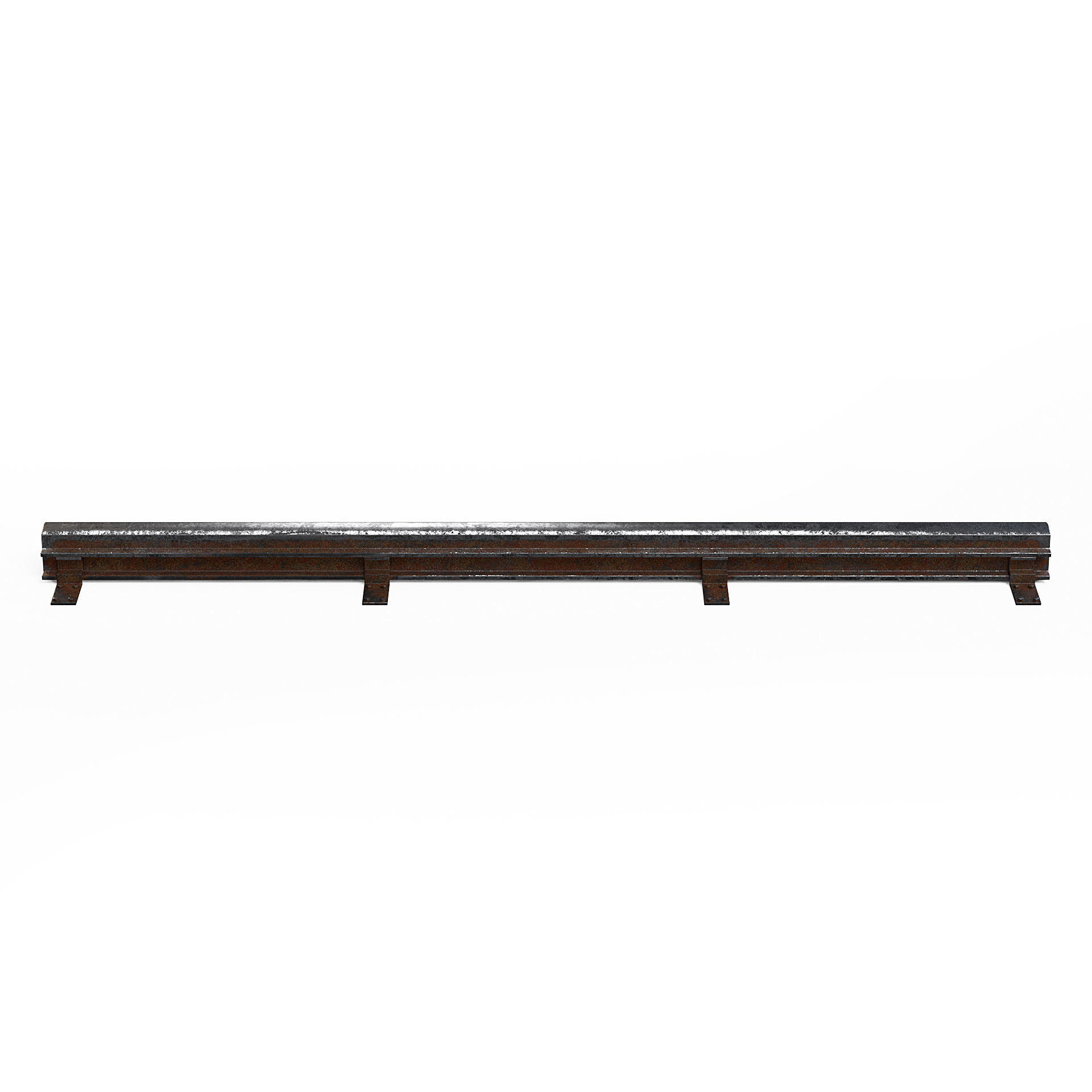 Metal Rail 3D model_4