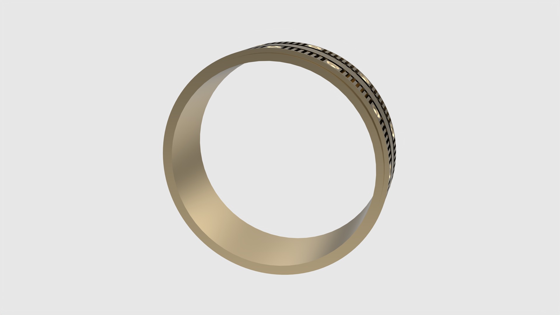 Intricate Geometric Inlay Ring JDBCo 3D print model_13