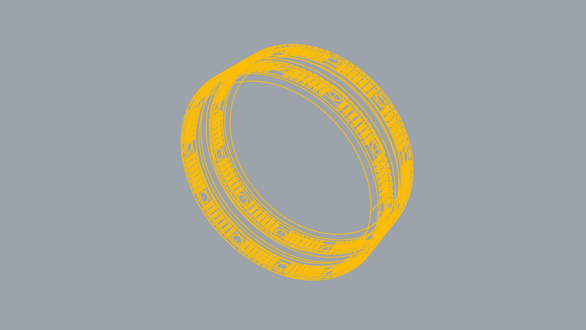 Intricate Geometric Inlay Ring JDBCo 3D print model_6