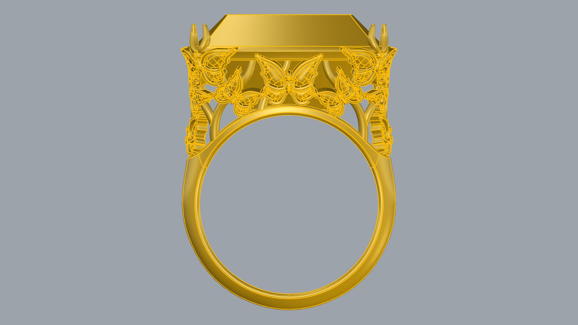 Ornate Floral Signet Ring JDBCo 3D print model_7