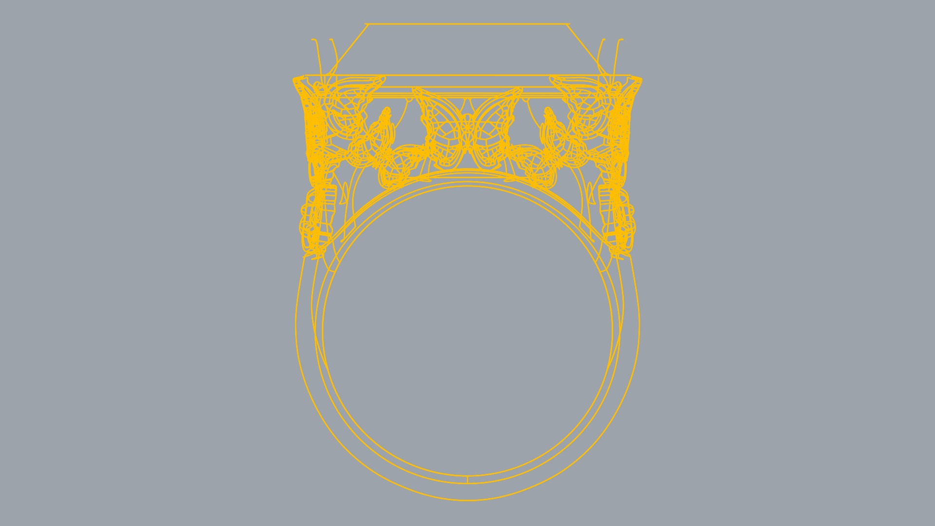 Ornate Floral Signet Ring JDBCo 3D print model_8