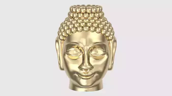 Buddha Head Bead for Jewelry JDBCo 3D print model