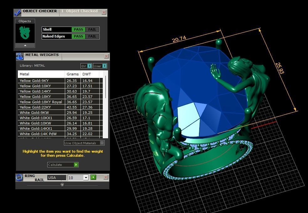 Magerit Instinto Ring 3D print model 3D print model_19