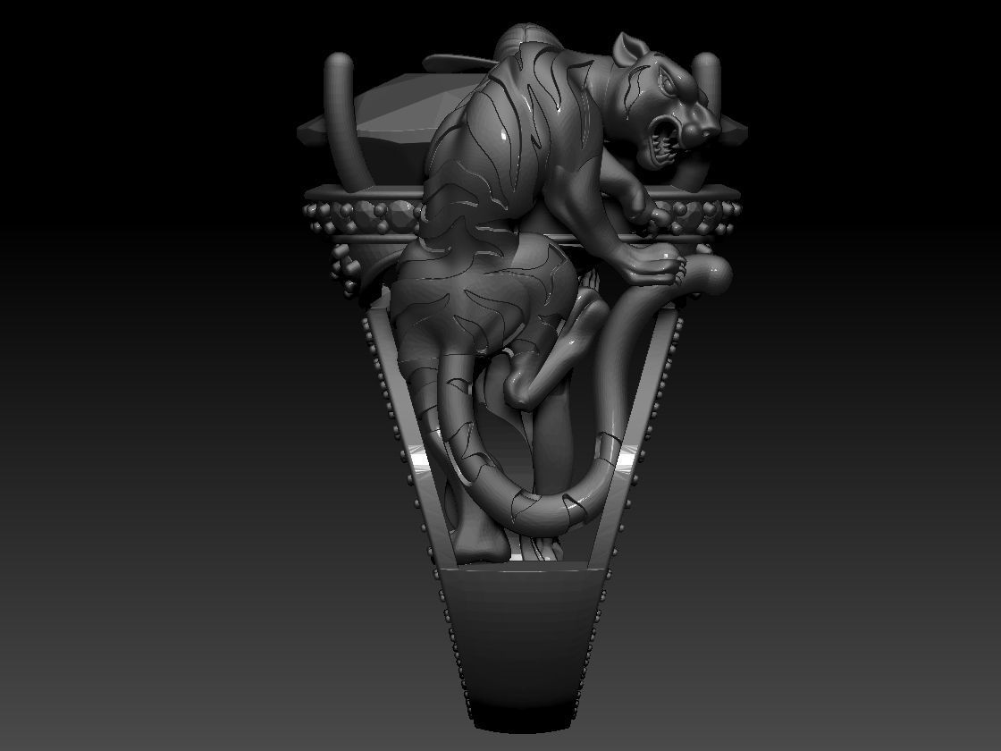 Magerit Instinto Ring 3D print model 3D print model_13