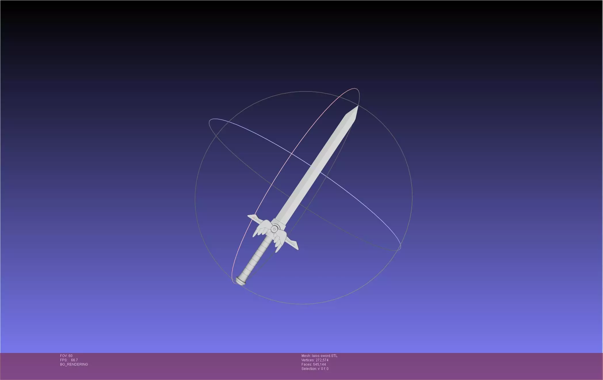 Dungeon Meshi Laios Sword 3D print model