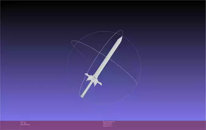 Dungeon Meshi Laios Sword 3D print model