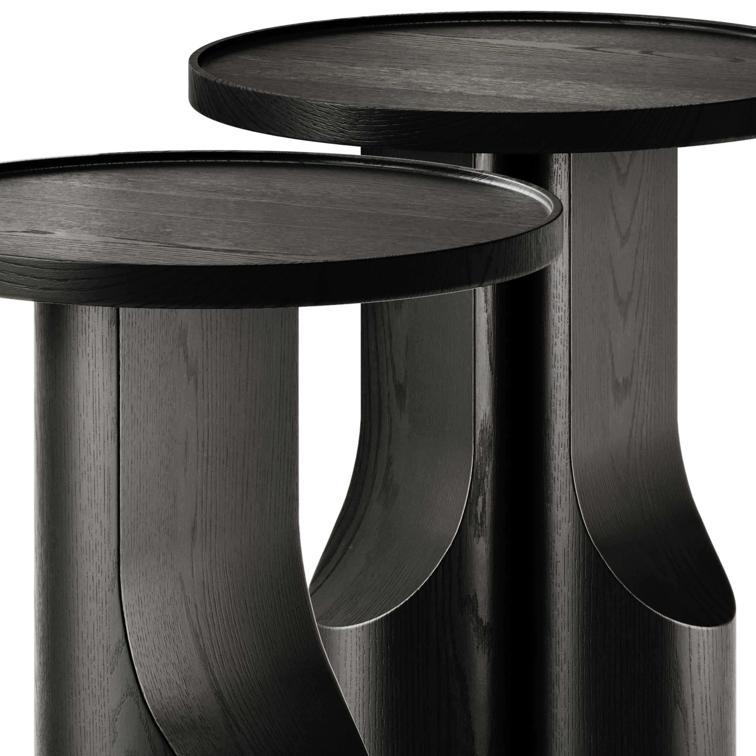AM PM Stigido Round Side Tables set 3  3D model_6