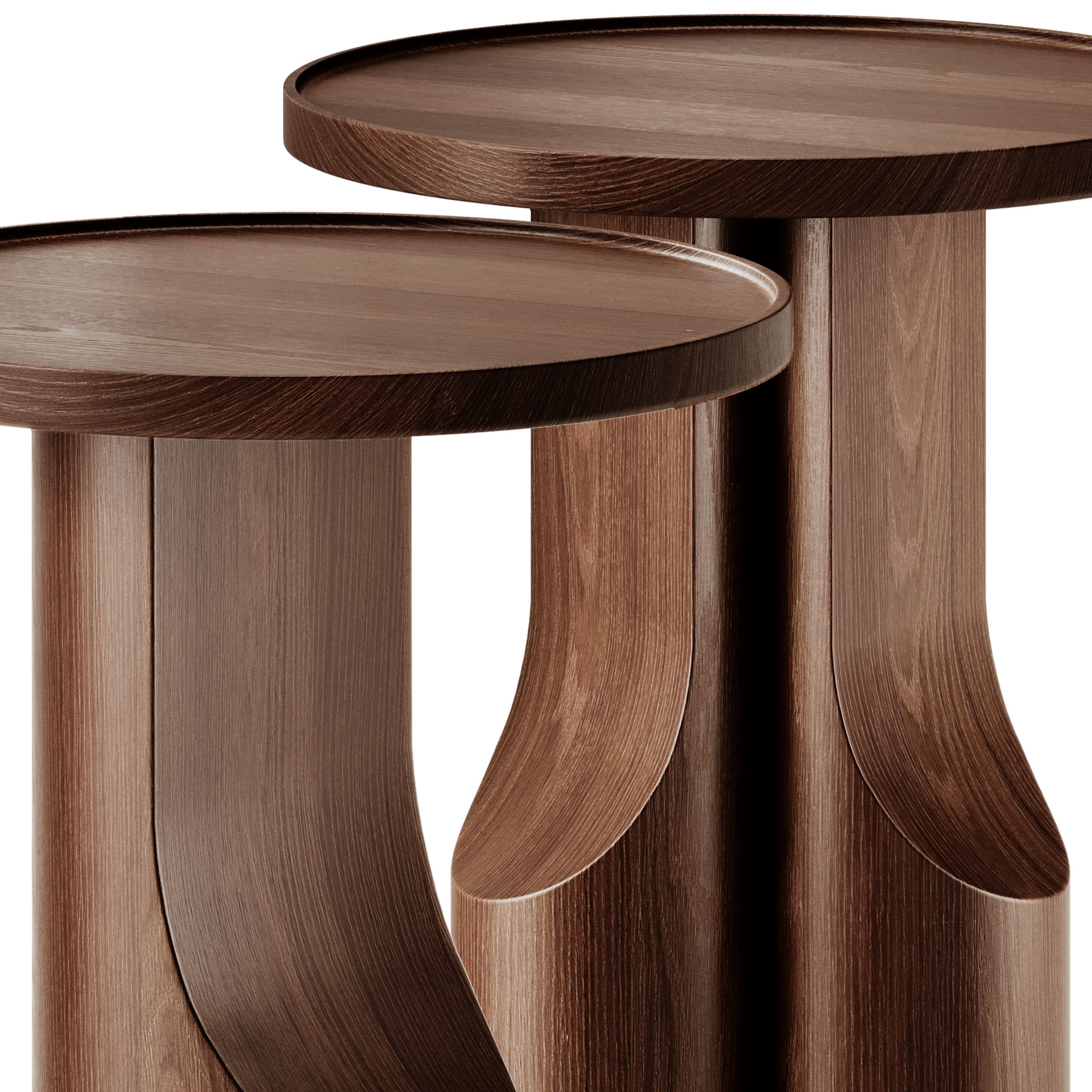 AM PM Stigido Round Side Tables set 3  3D model_5