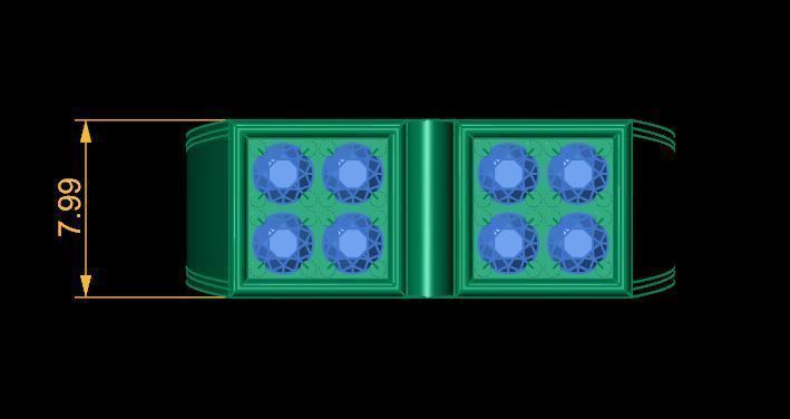 man ring 3D print model_17