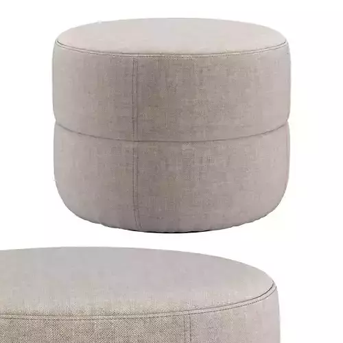  53CM COOPER ROUND OTTOMAN