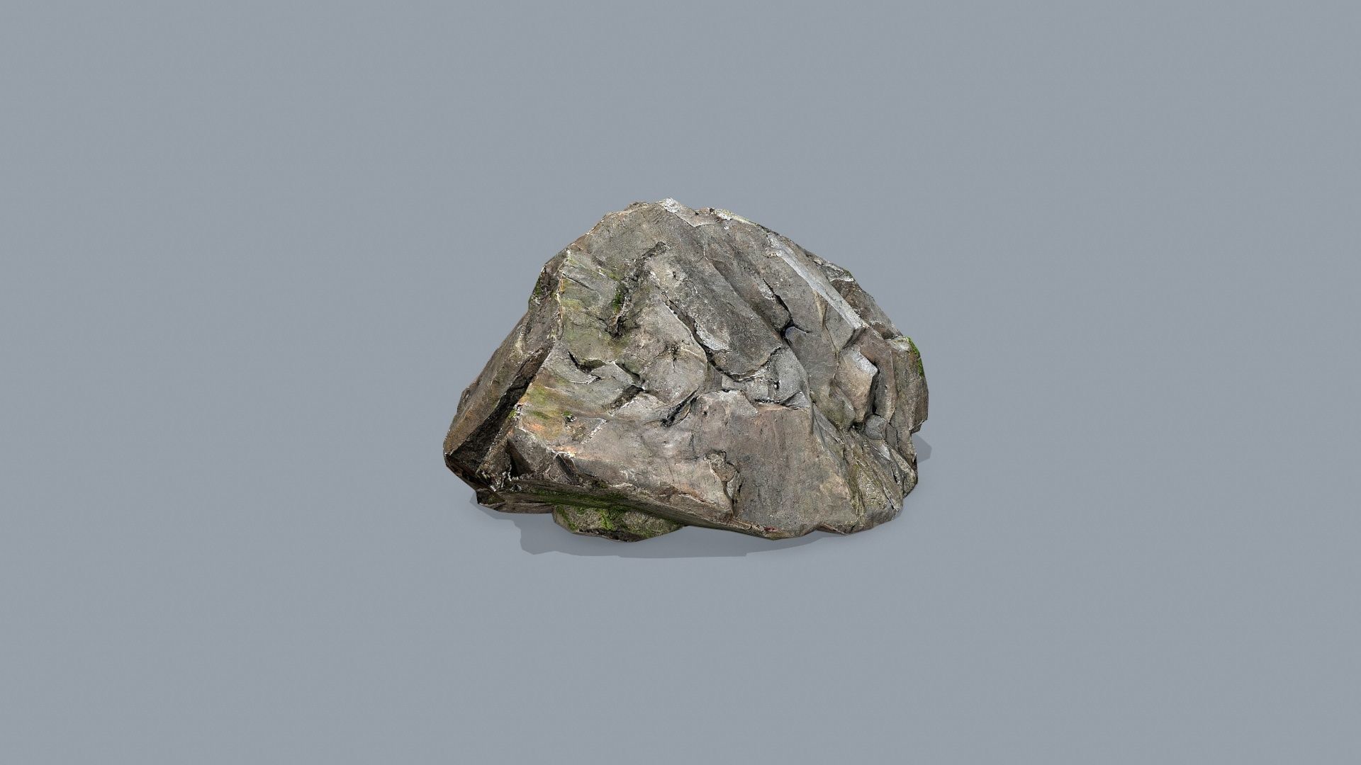 cliff rocks  Low-poly 3D model_16