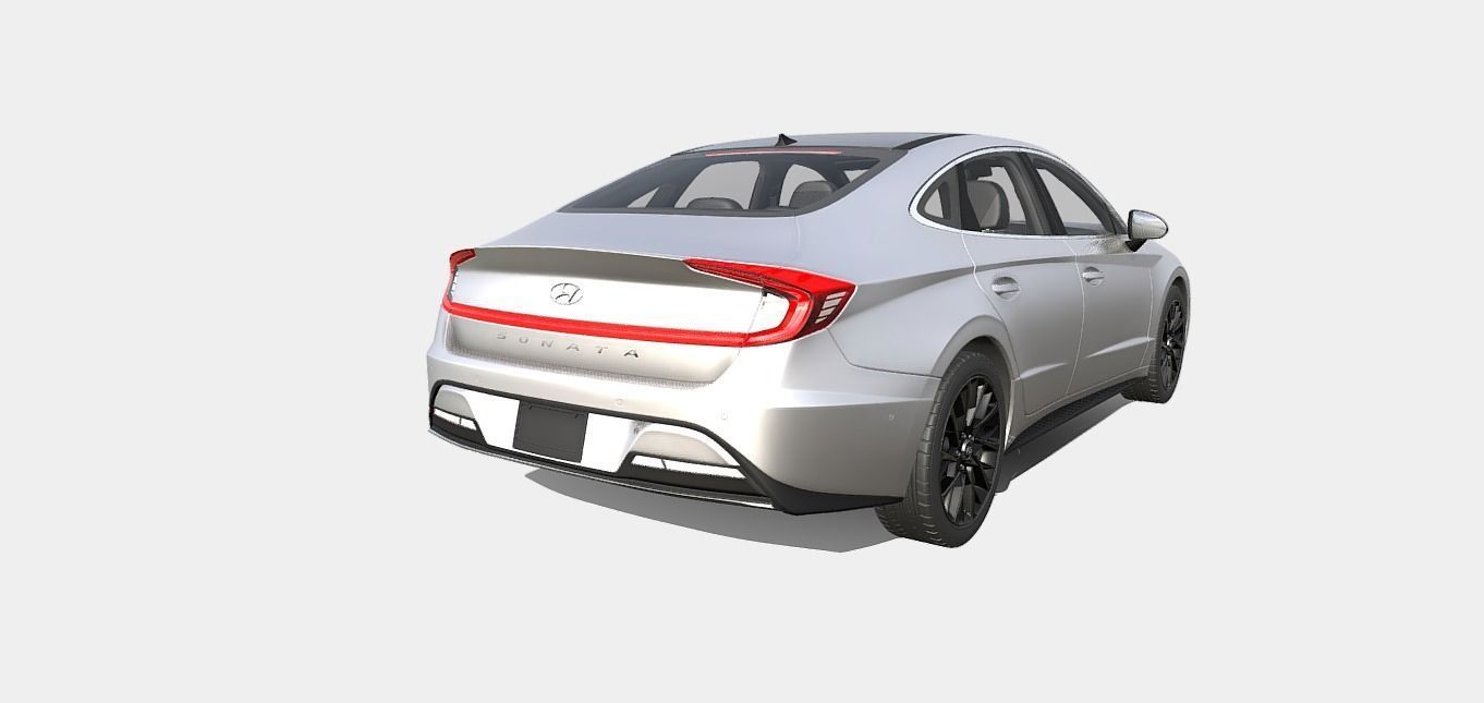Hyundai Sonata 2020 3D model_4