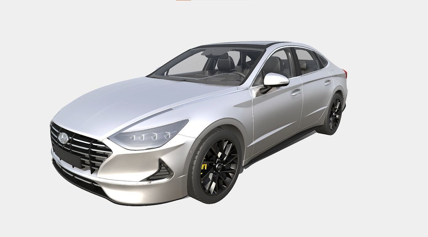 Hyundai Sonata 2020 3D model_2