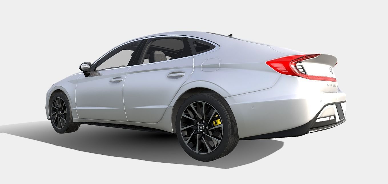 Hyundai Sonata 2020 3D model_6