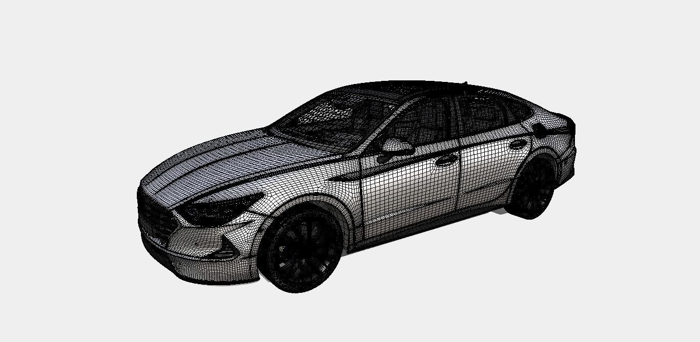 Hyundai Sonata 2020 3D model_7