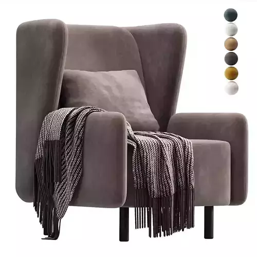 Armchair Keymit Velvet  