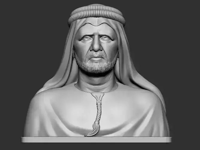 Sheikh-Mohammed-bin-Rashid-Al-Maktoum 3d model