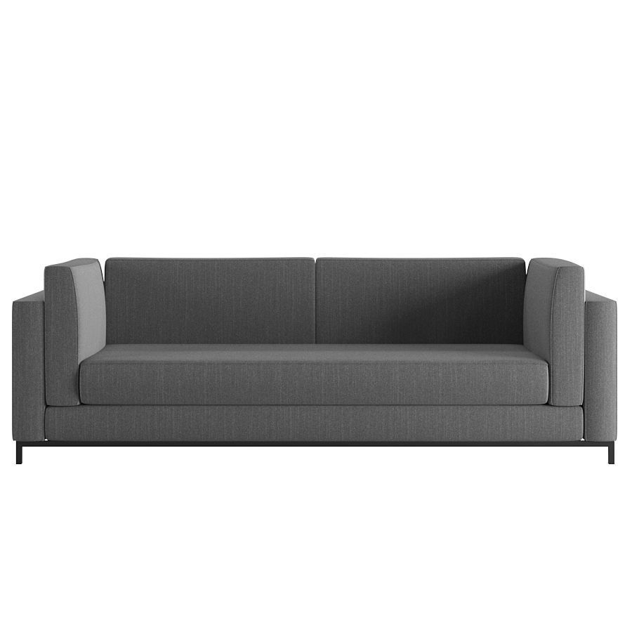 Grey Sofa  3D model_1
