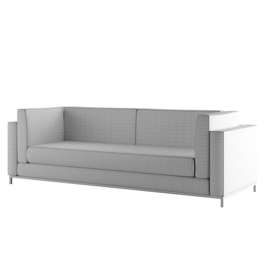 Grey Sofa  3D model_5