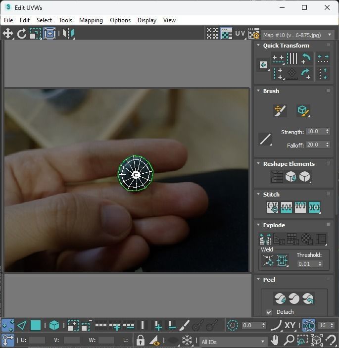 Blueberries Set 3D model_42