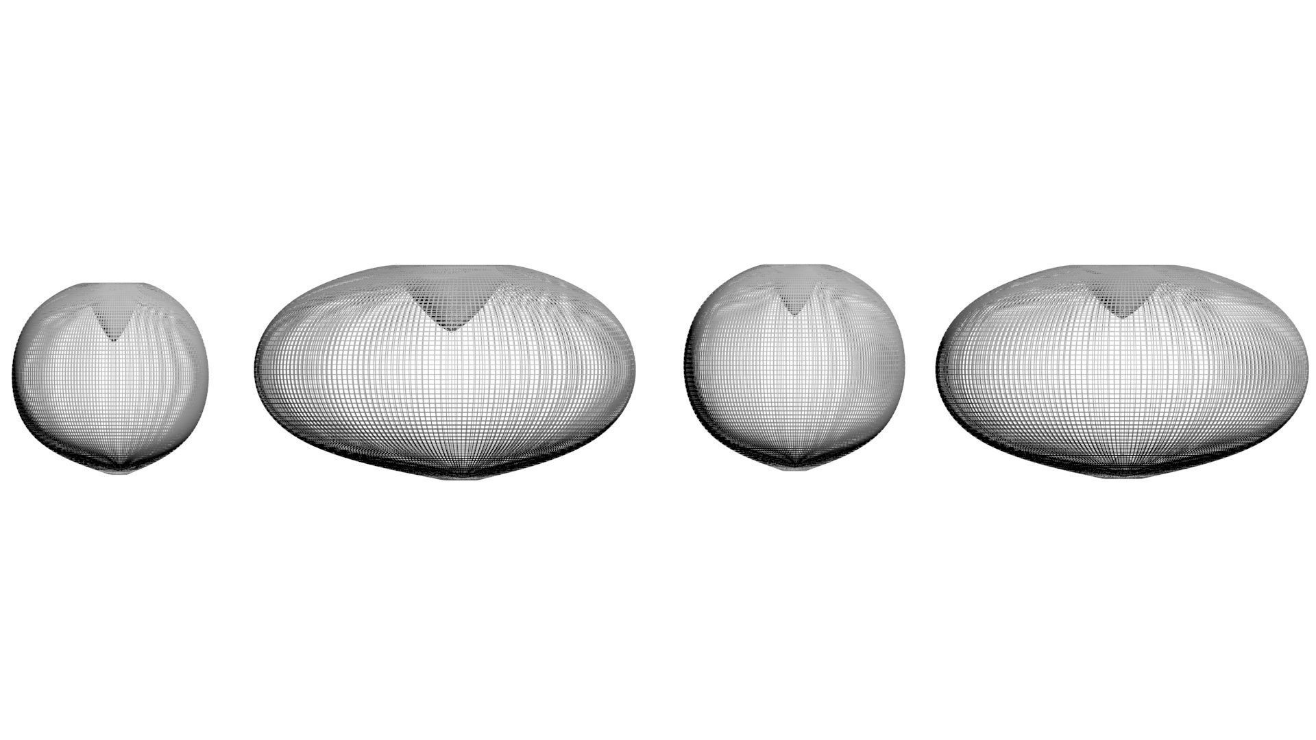 Blueberries Set 3D model_28