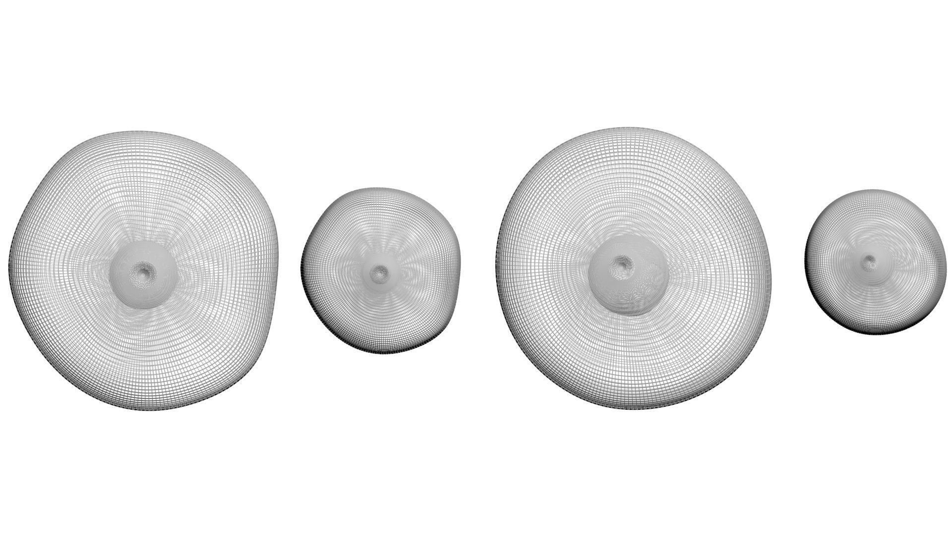 Blueberries Set 3D model_27