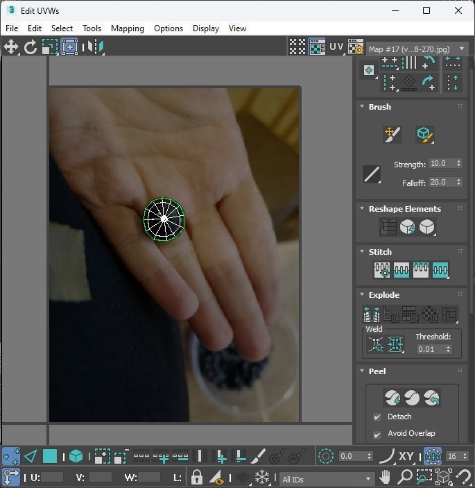 Blueberries Set 3D model_39