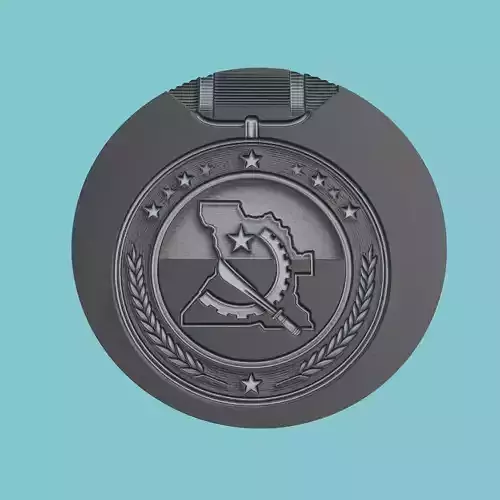 Angola Map Medallion