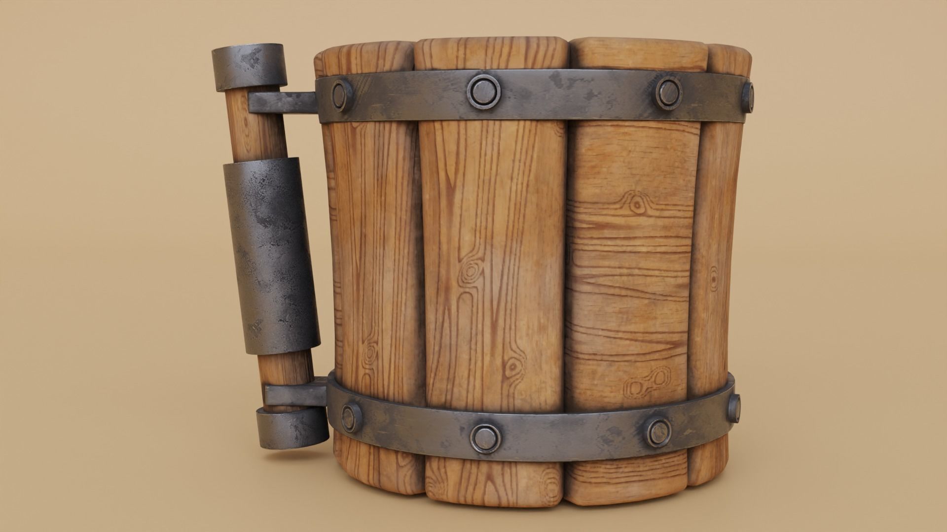 Viking Mug 3D model_3