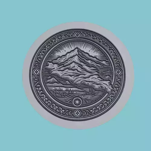Armenia Map Medallion