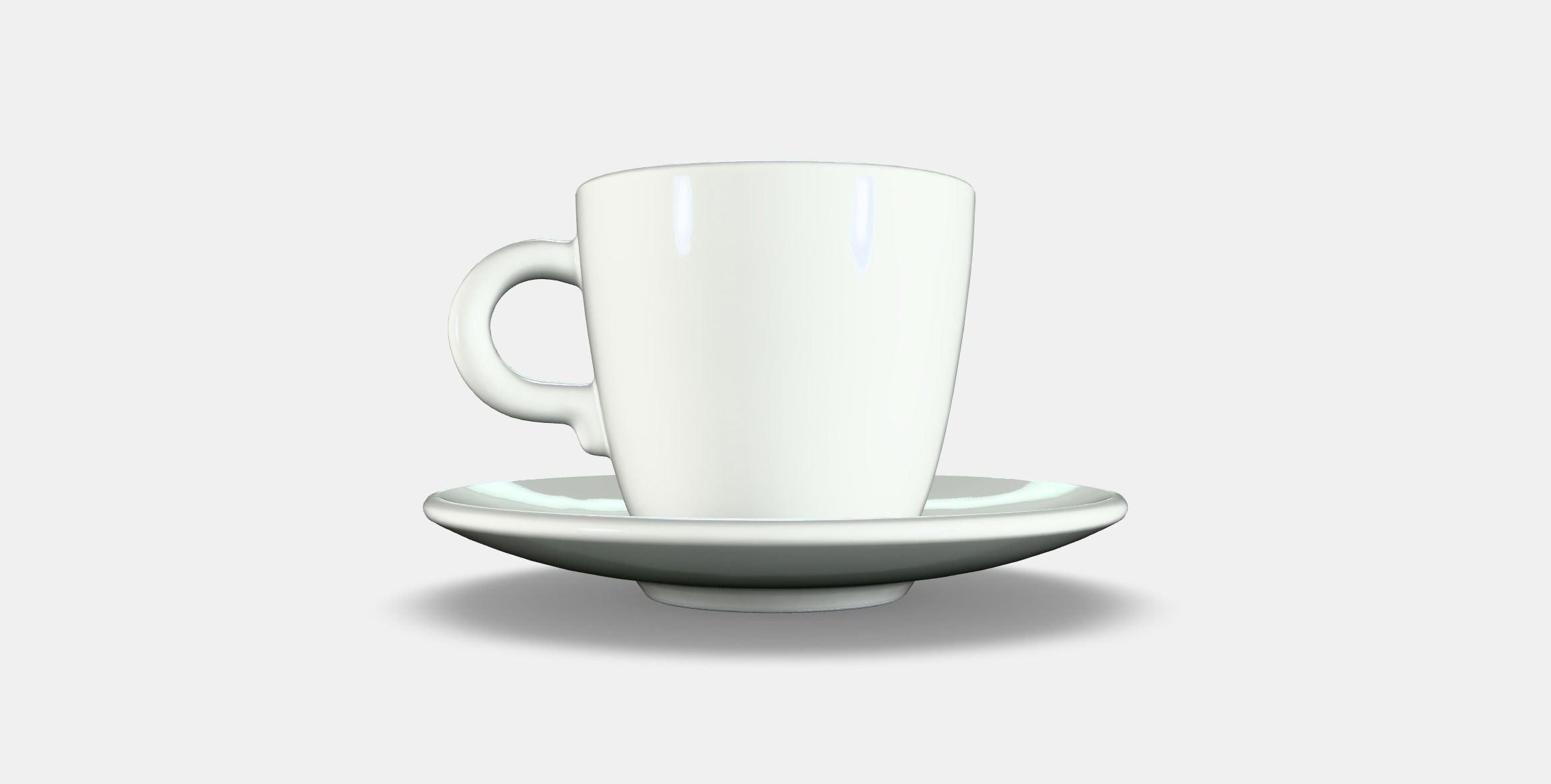 FARGKLAR Cup with saucer 1 Low-poly 3D model_14