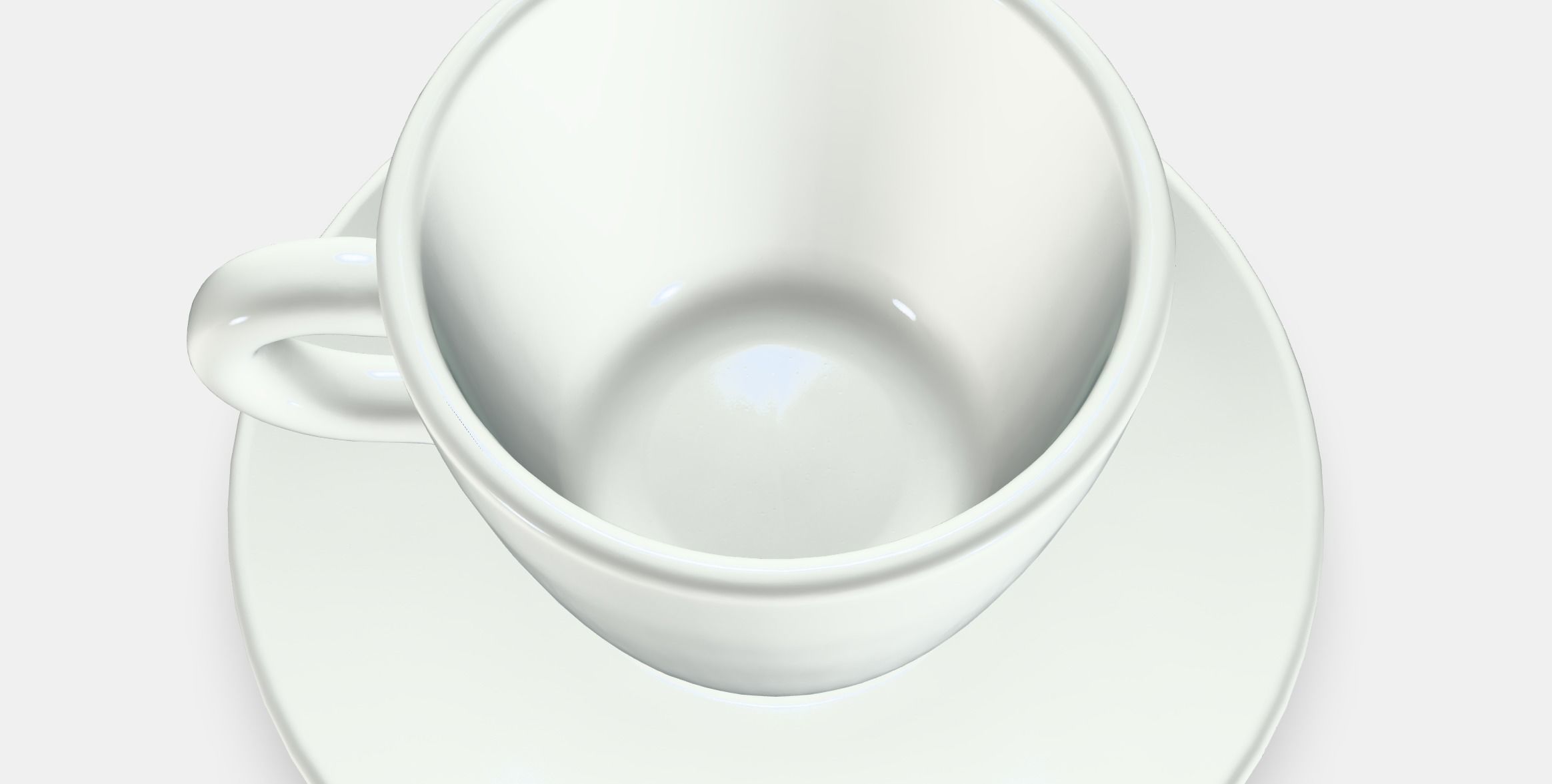 FARGKLAR Cup with saucer 1 Low-poly 3D model_5