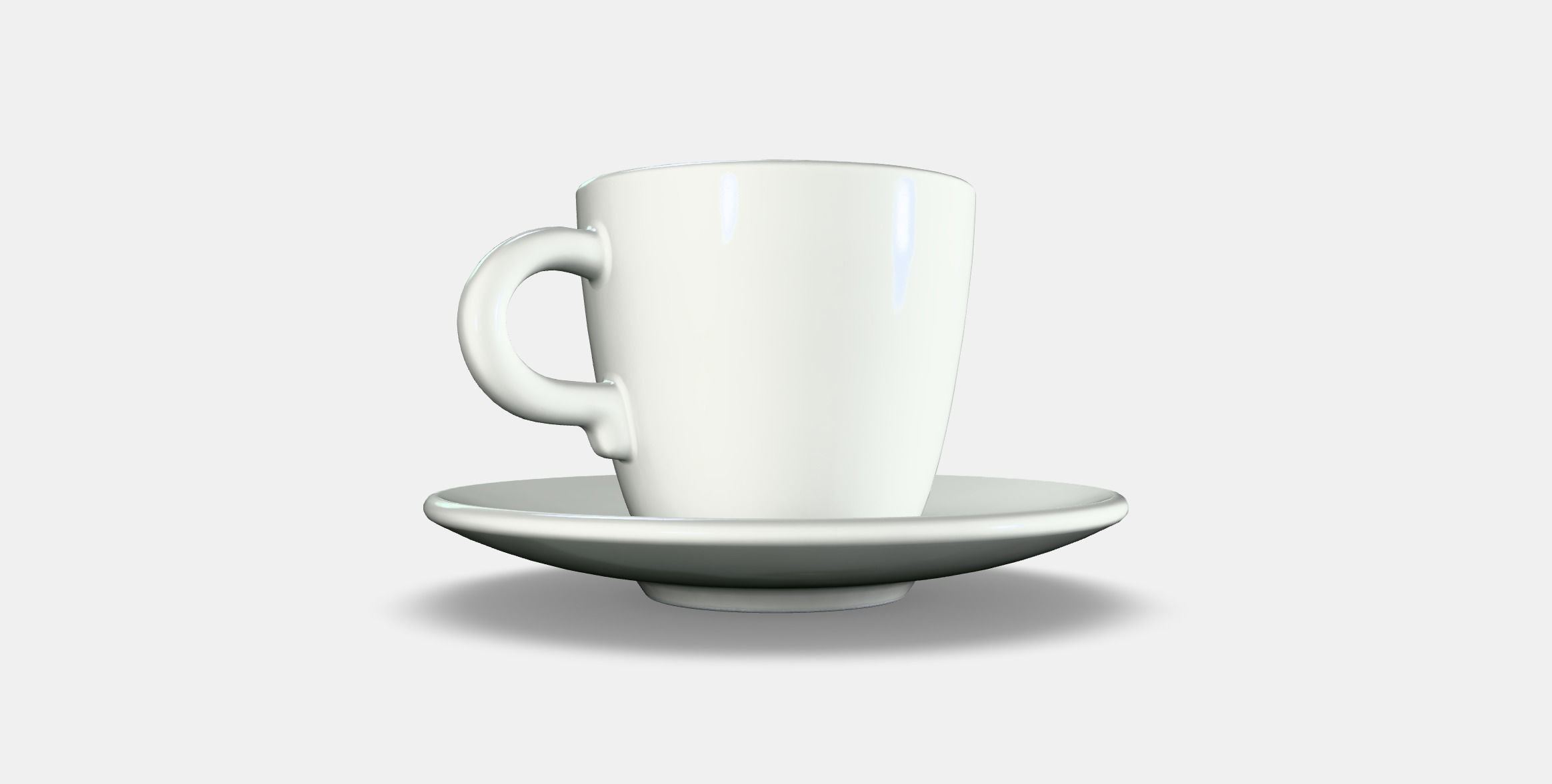 FARGKLAR Cup with saucer 1 Low-poly 3D model_16