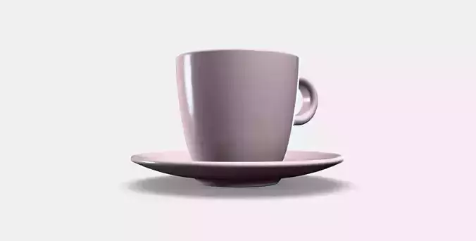 FARGKLAR Cup with saucer 3