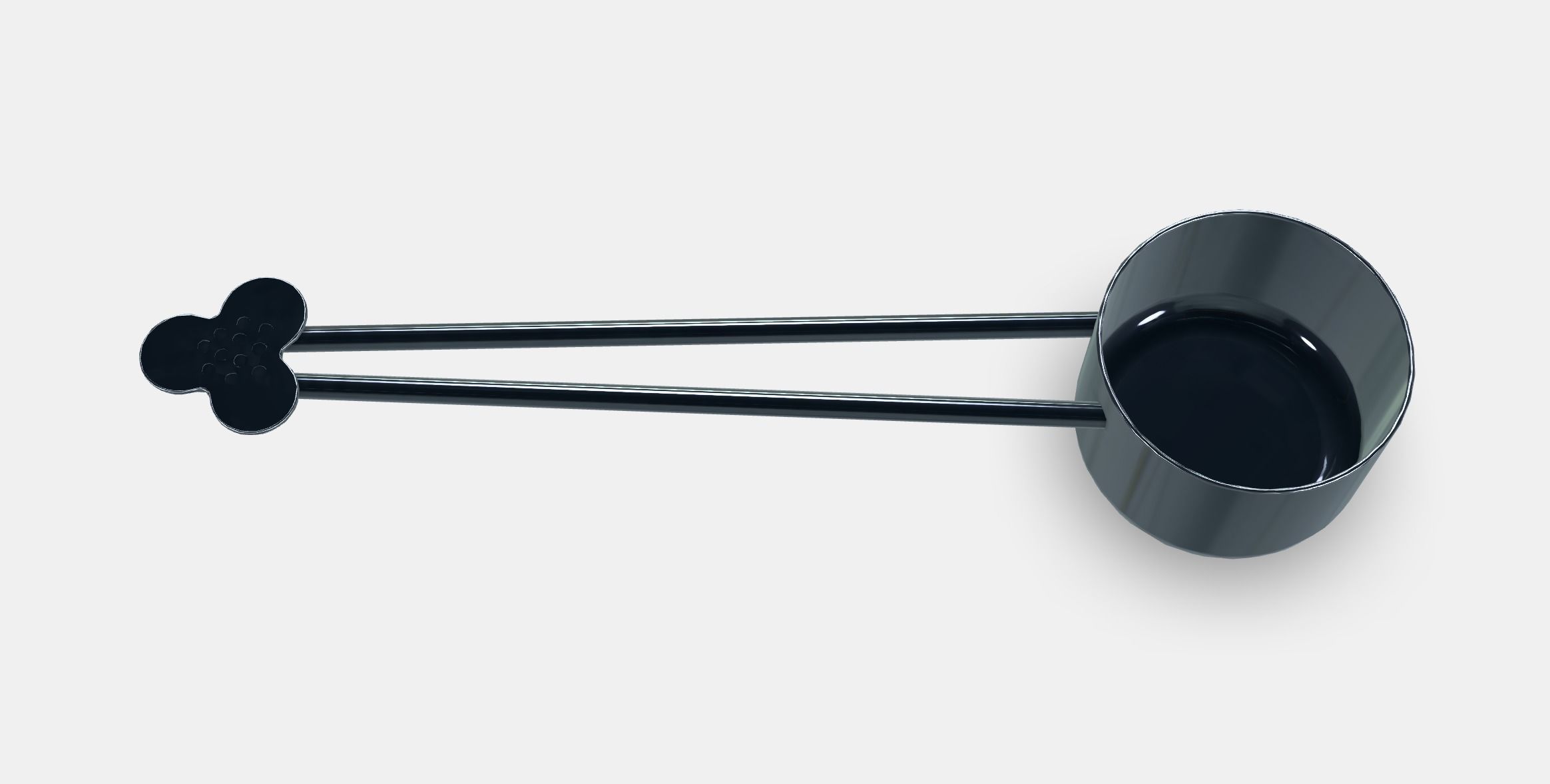 ANGSBLAVINGE Coffee measuring scoop Low-poly 3D model_4