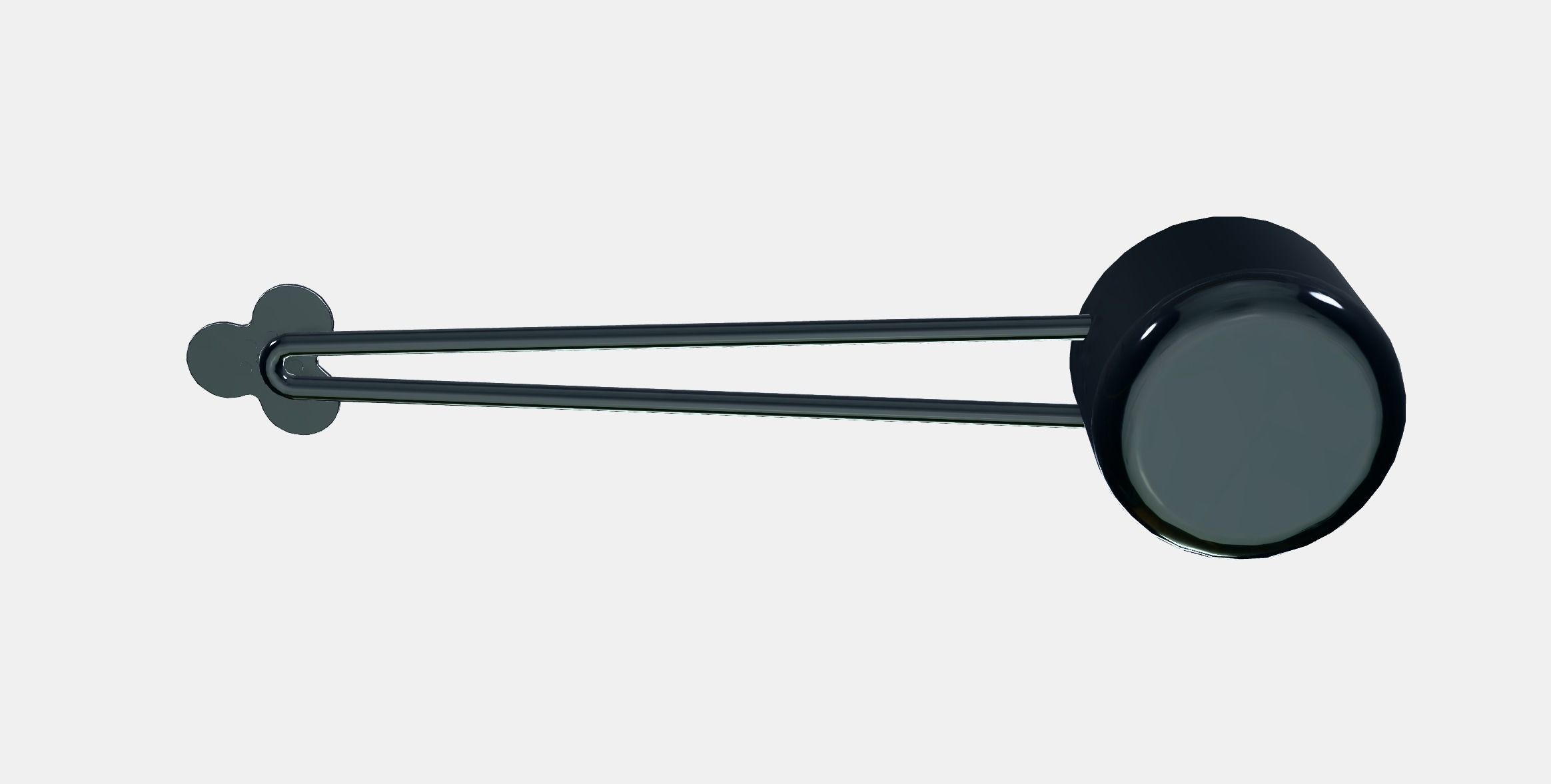 ANGSBLAVINGE Coffee measuring scoop Low-poly 3D model_8