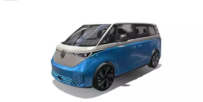 Volkswagen id buzz 2024 3D model