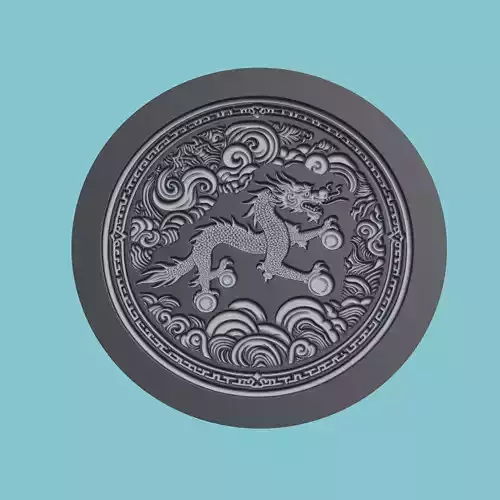 Bhutan Map Medallion