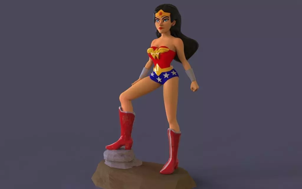 Wonder Woman 3D print model_0