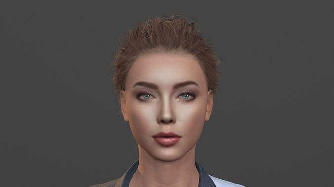 Premium 3D Model of a Beautiful Girl 3D model