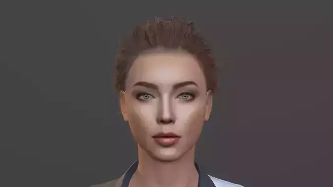 Premium 3D Model of a Beautiful Girl