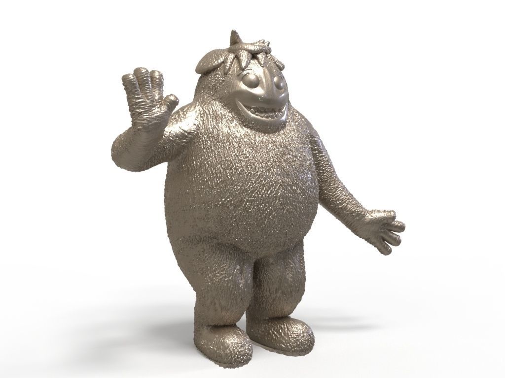IF MOVIE CHARACTER   - BLUE -  STL 3D print model_3