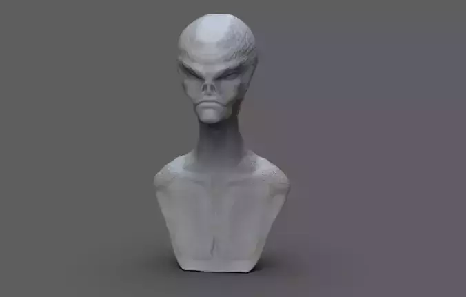 Reptilian Bust